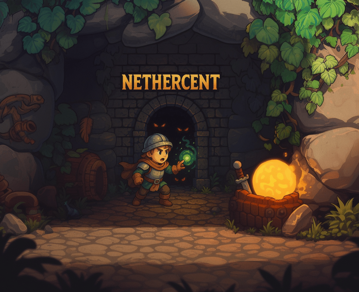 Nethercent dungeon adventure artwork